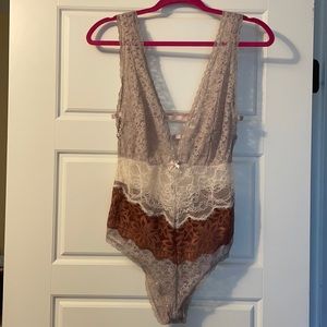NWOT Intimately Free People Lace Bodysuit